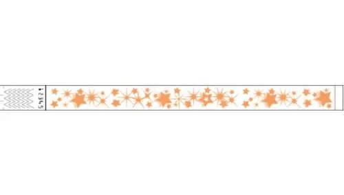 3/4" Tyvek® Wristbands - Little Stars