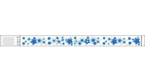 3/4" Tyvek® Wristbands - Little Stars
