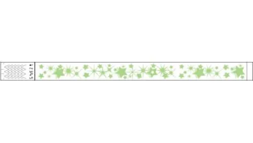 3/4" Tyvek® Wristbands - Little Stars