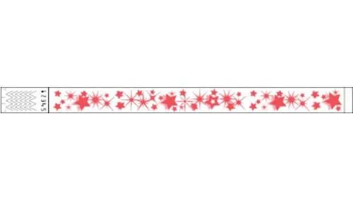 3/4" Tyvek® Wristbands - Little Stars