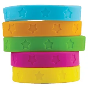 (6 Pk) Stars Wristbands 10 Per Pk