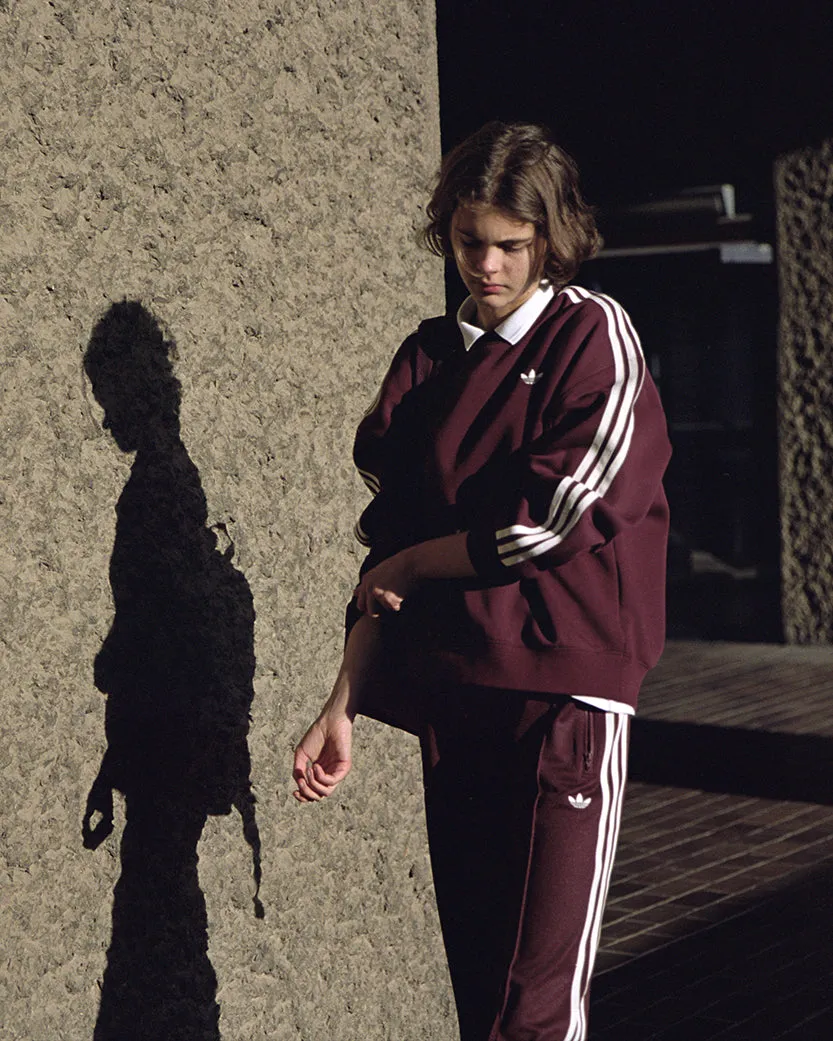 Adidas Track Crewneck - Merlot