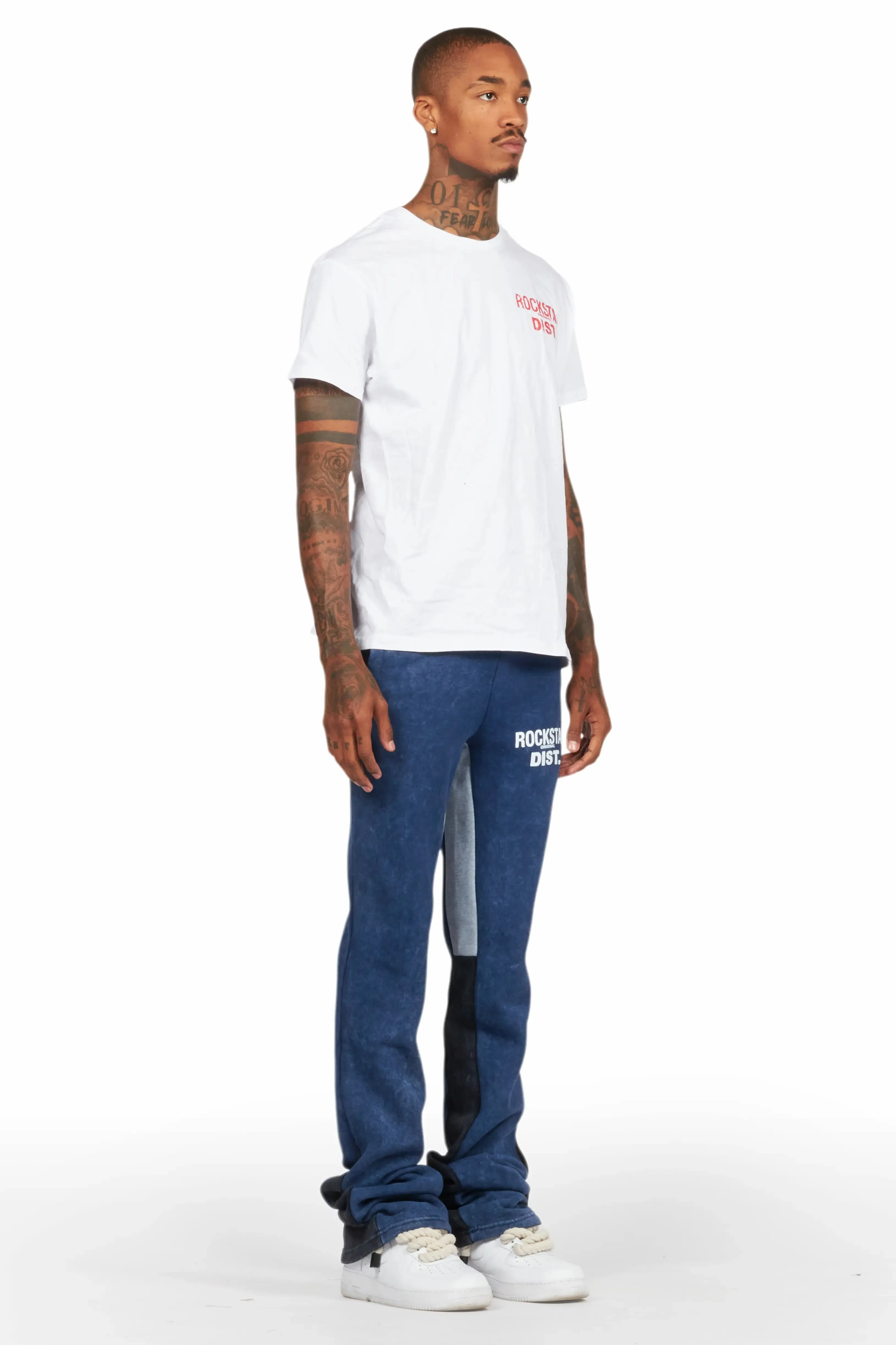 Alpine Vintage Navy Baggy Pant