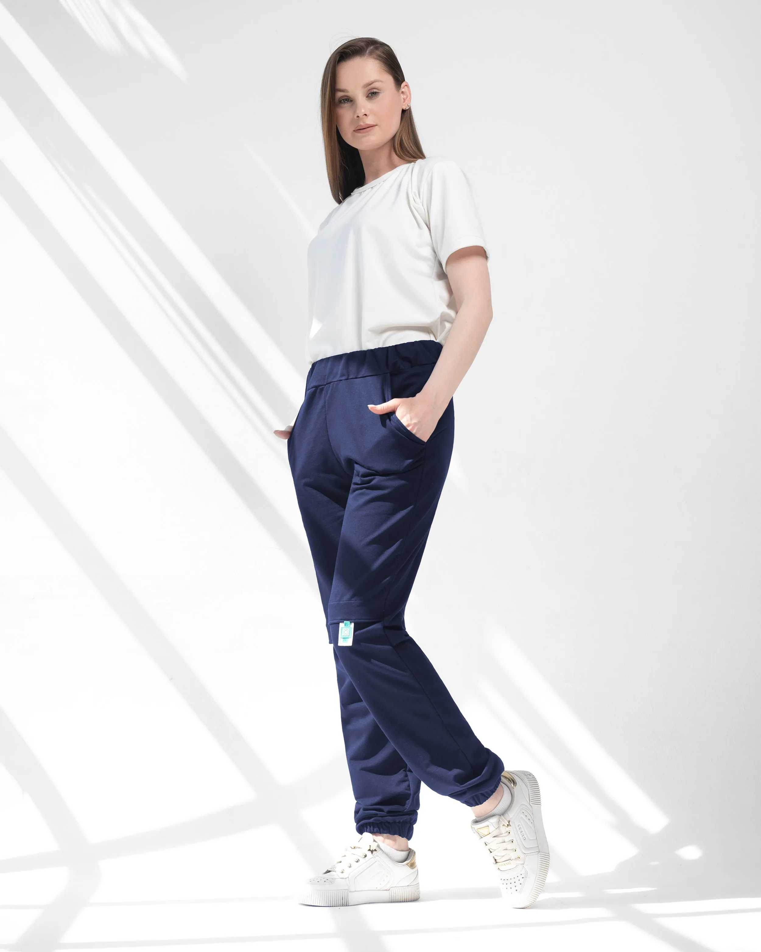 Badge Cotton Sweatpants