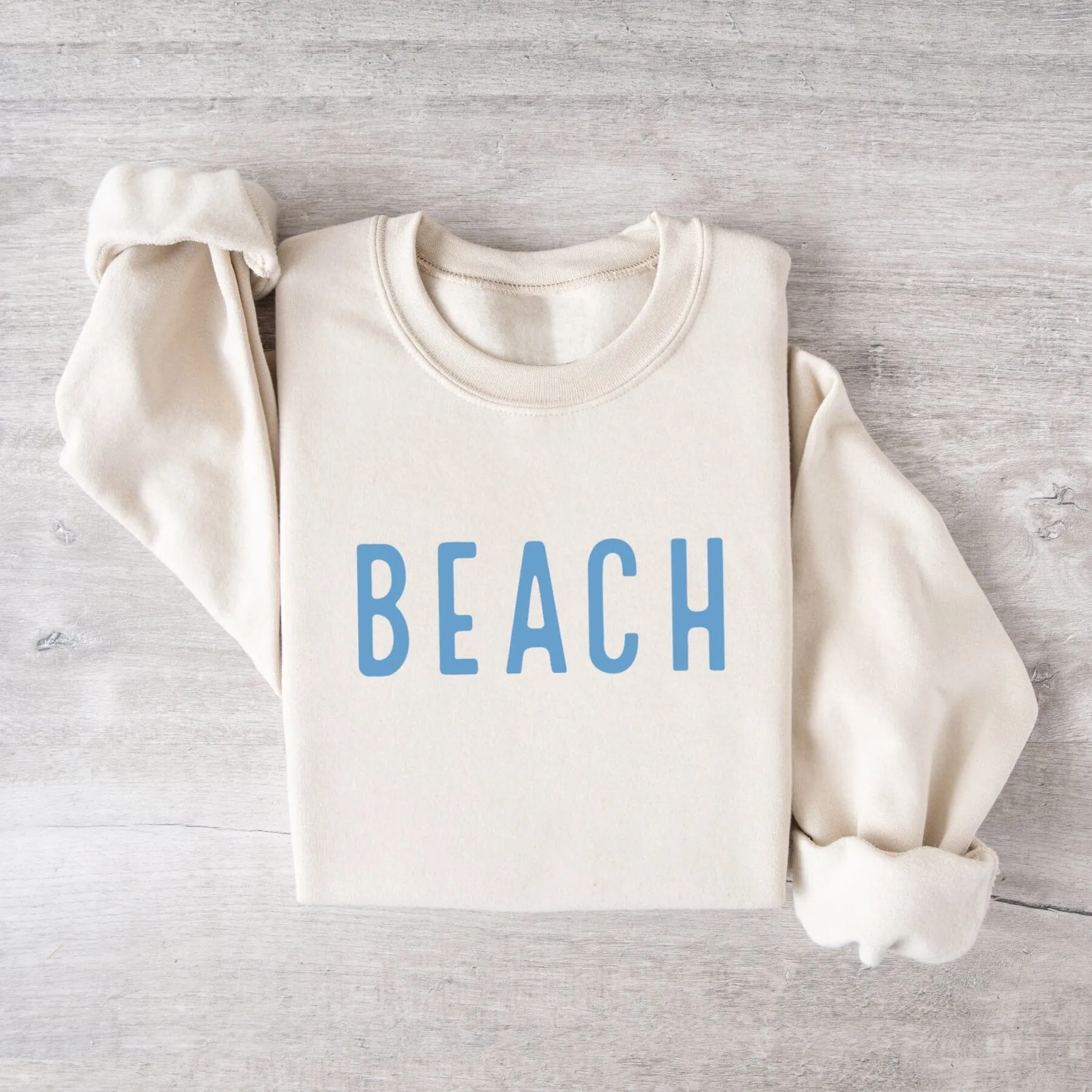 Beach Vanilla Ladies Sweatshirt