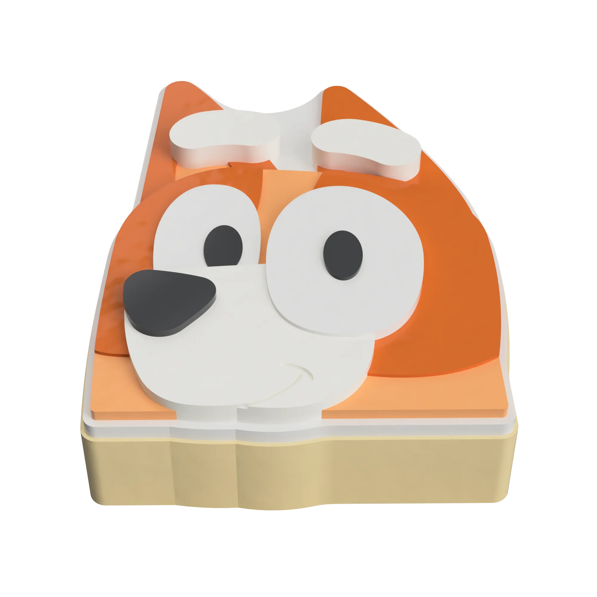 Bingo Face Layered Cookie Cutter