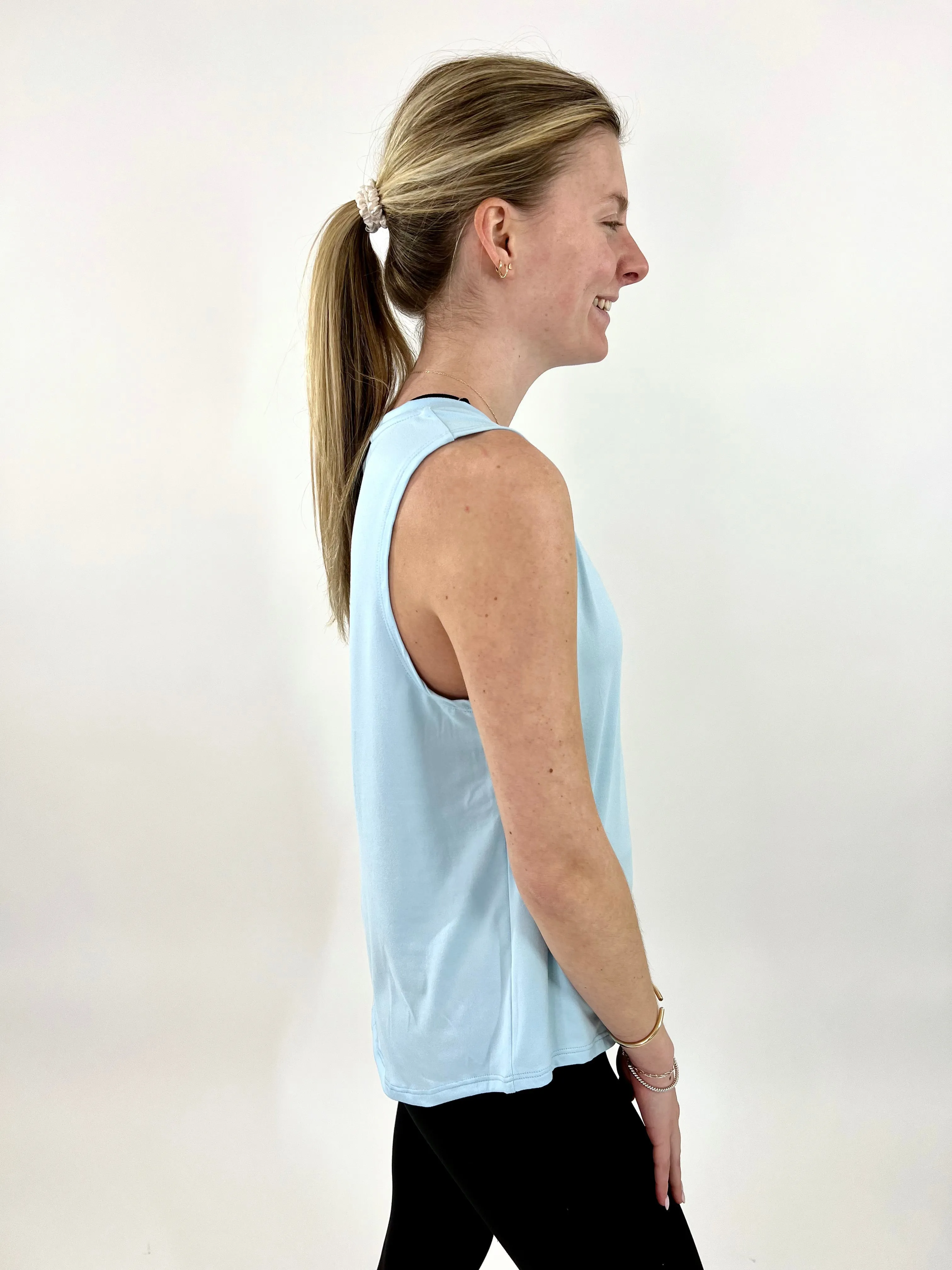 BLANK - Gwen Tank - Blue Dusty