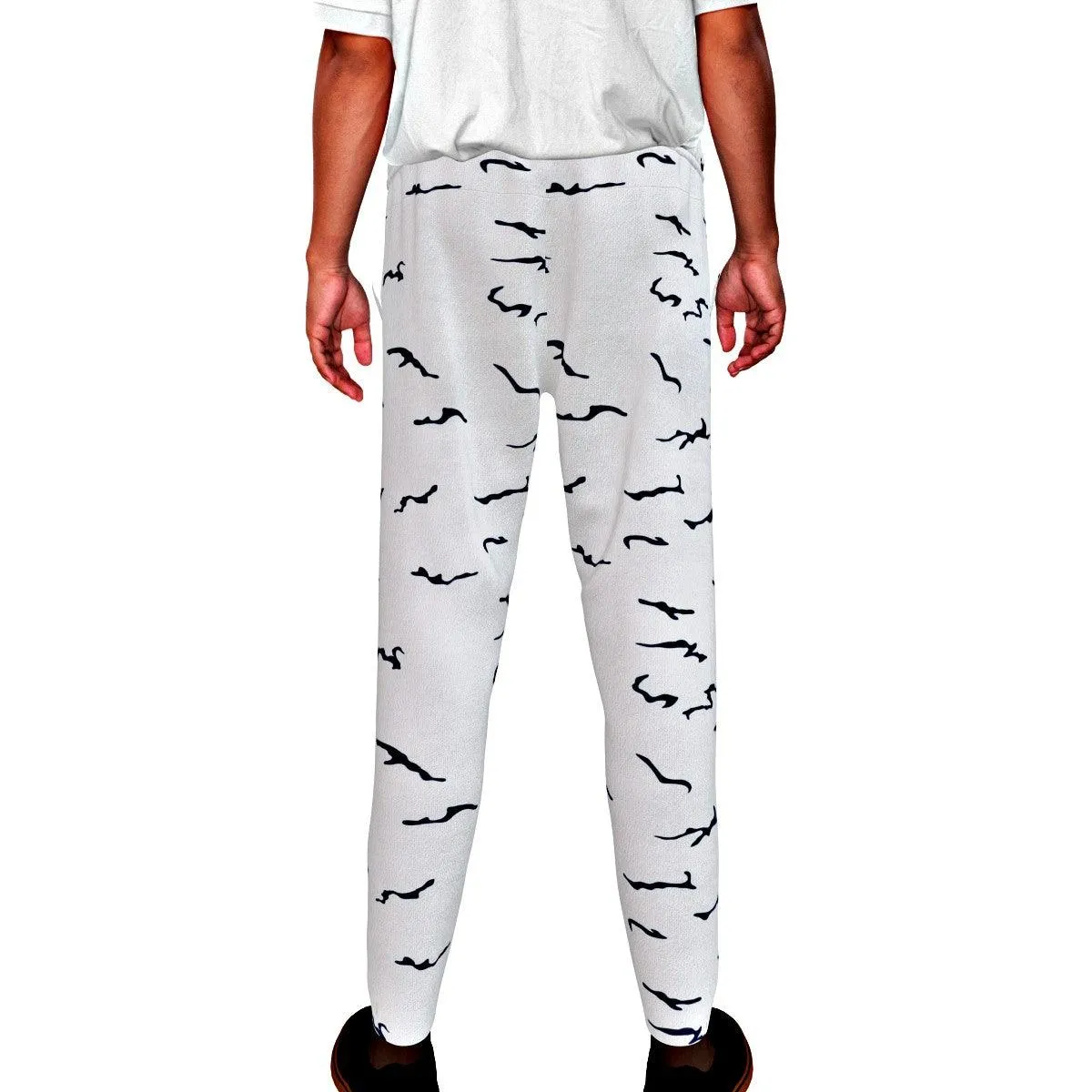 Blue Stripe Fleece Joggers