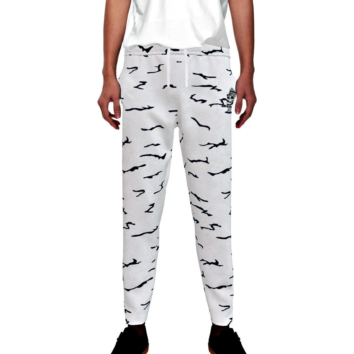 Blue Stripe Fleece Joggers