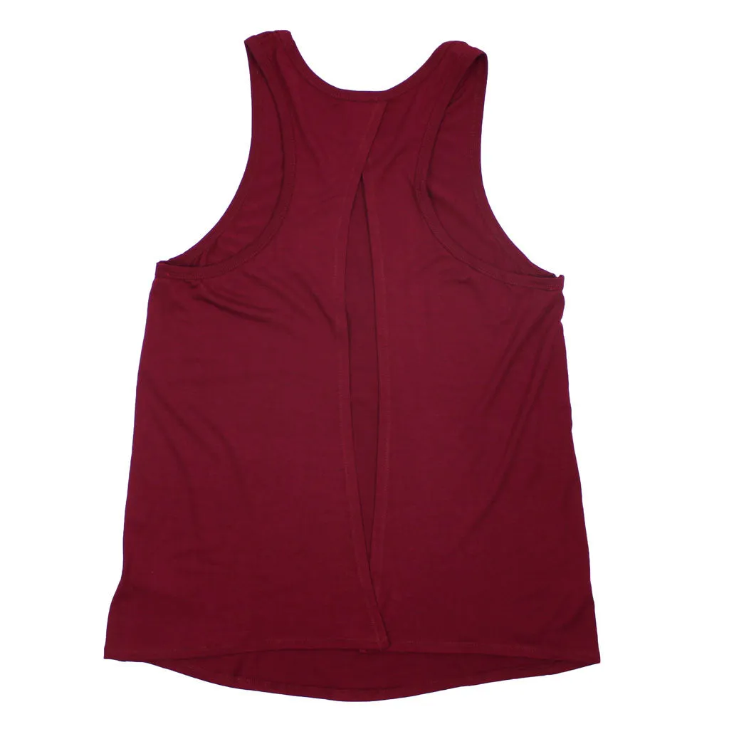 Bulldogs Pride Script Open Back Tank