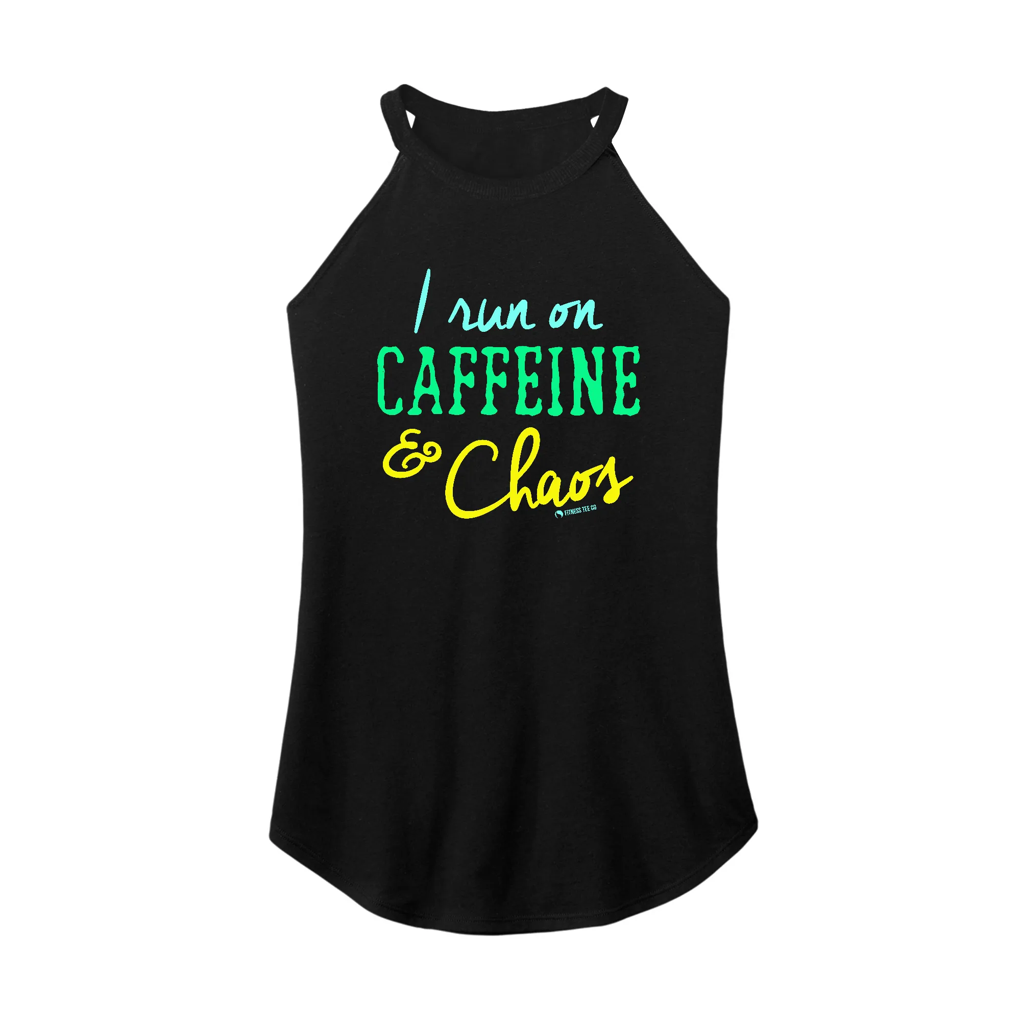 Caffeine Chaos Rocker Tank Top