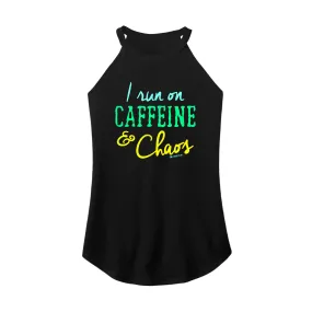 Caffeine Chaos Rocker Tank Top