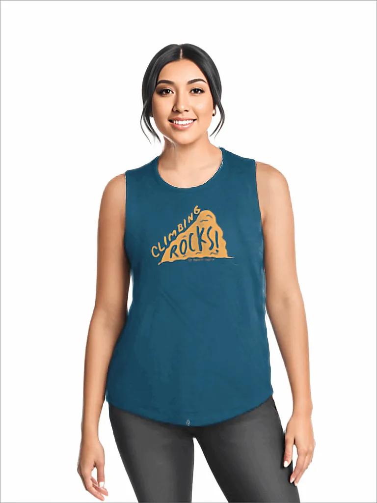 Climbing Rocks! — Women's Muscle Tank Top