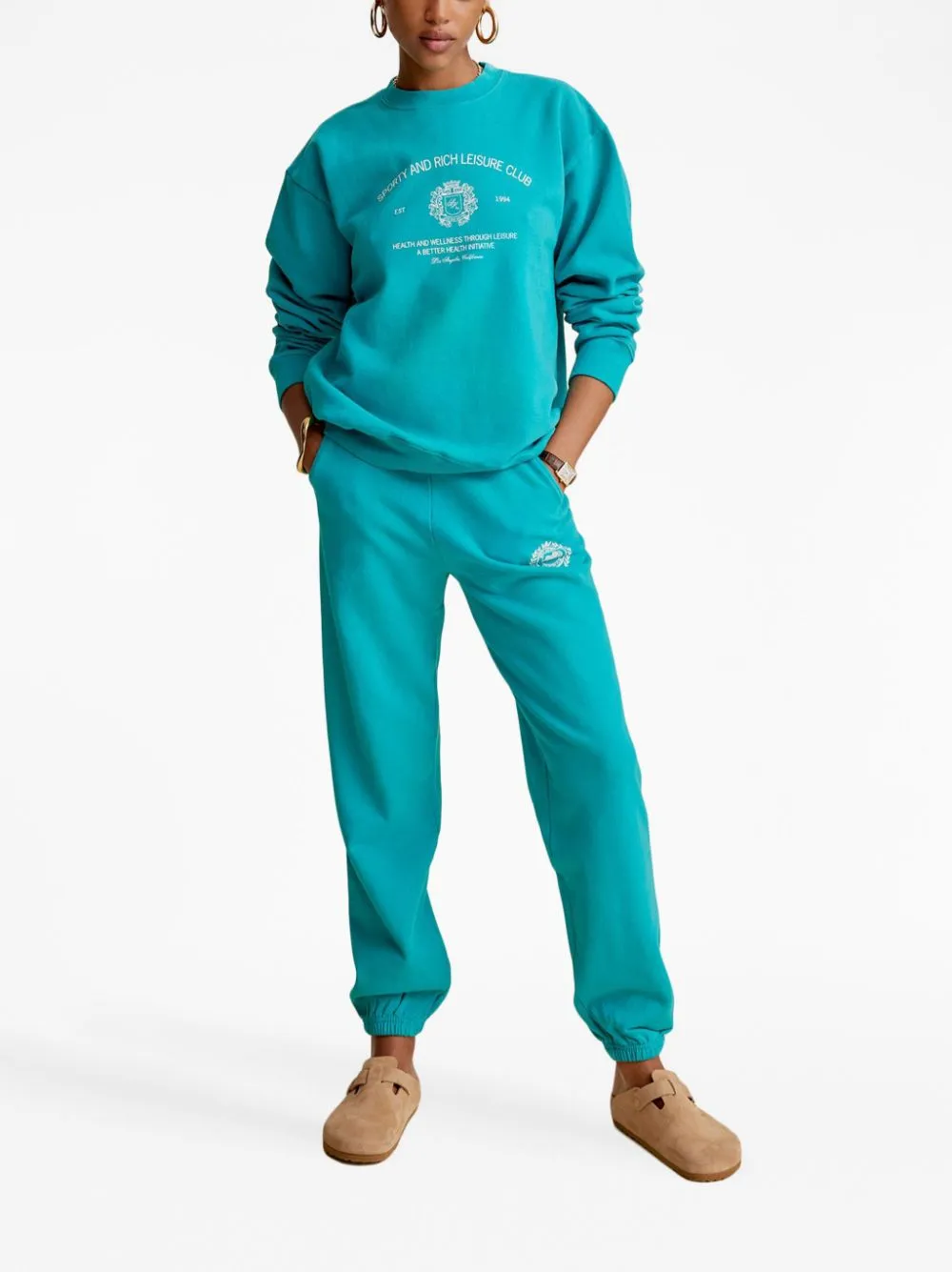 Crest cotton track pants