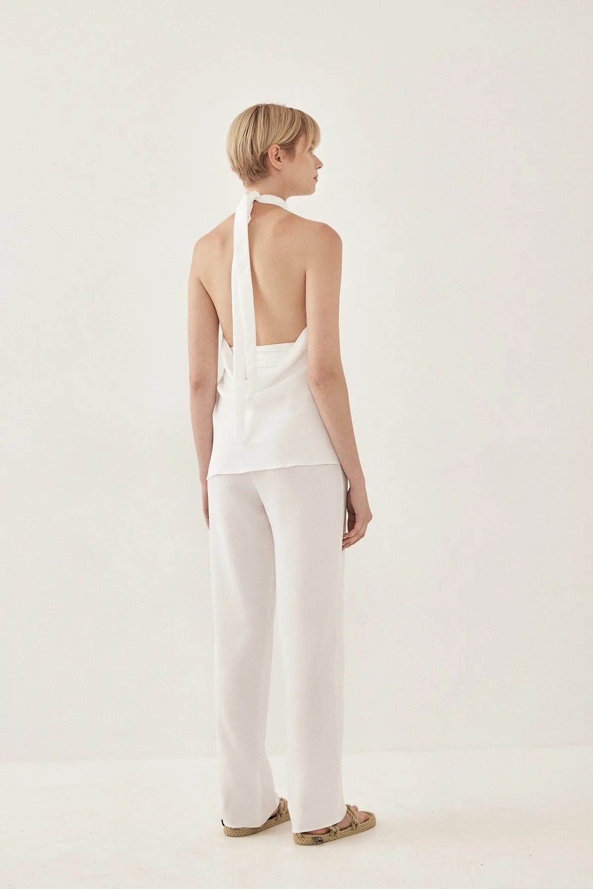 Crossover Open Back Tank Top