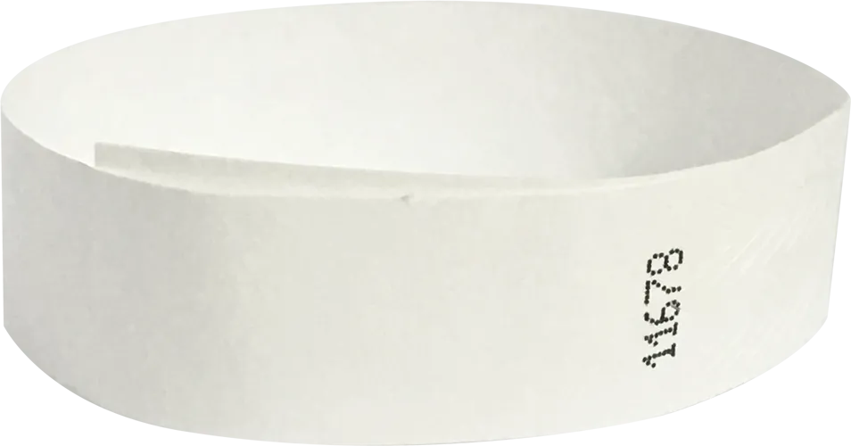 Custm Soft Comfort 1" x 10" Wide Face One Color Imprint Snapped Wristband