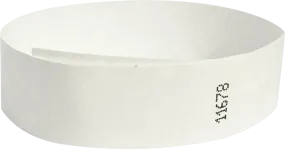 Custm Soft Comfort 1" x 10" Wide Face One Color Imprint Snapped Wristband