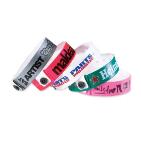 Custom Vinyl Wristbands 3/4" Imprinted Snap Closure VSP (500/Box)