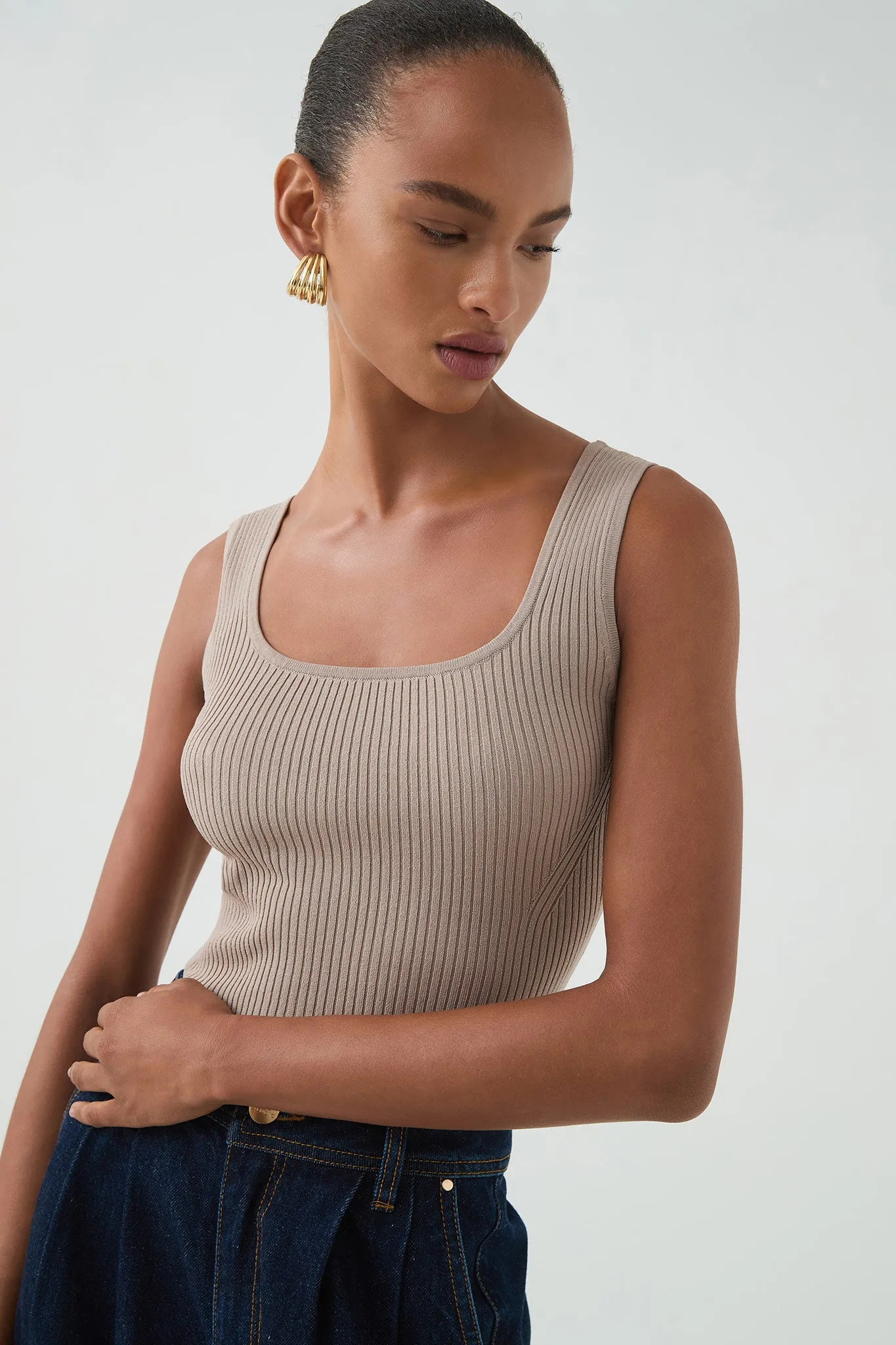 Deia Rib Knit Top