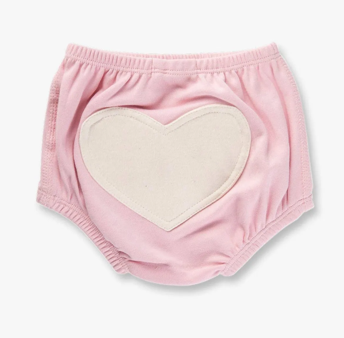 Dusty Pink Tank & Heart Bloomer Set