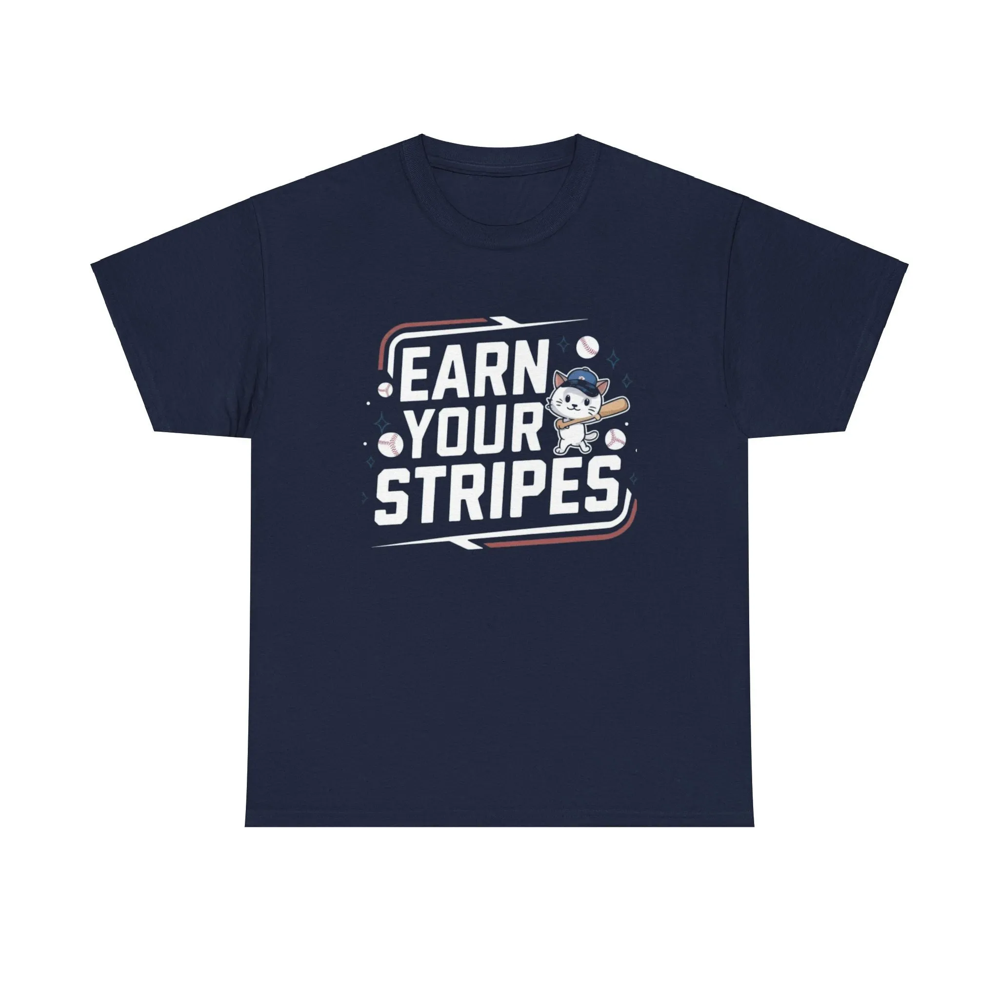 Earn Your Stripes Baseball Crew Neck Tee