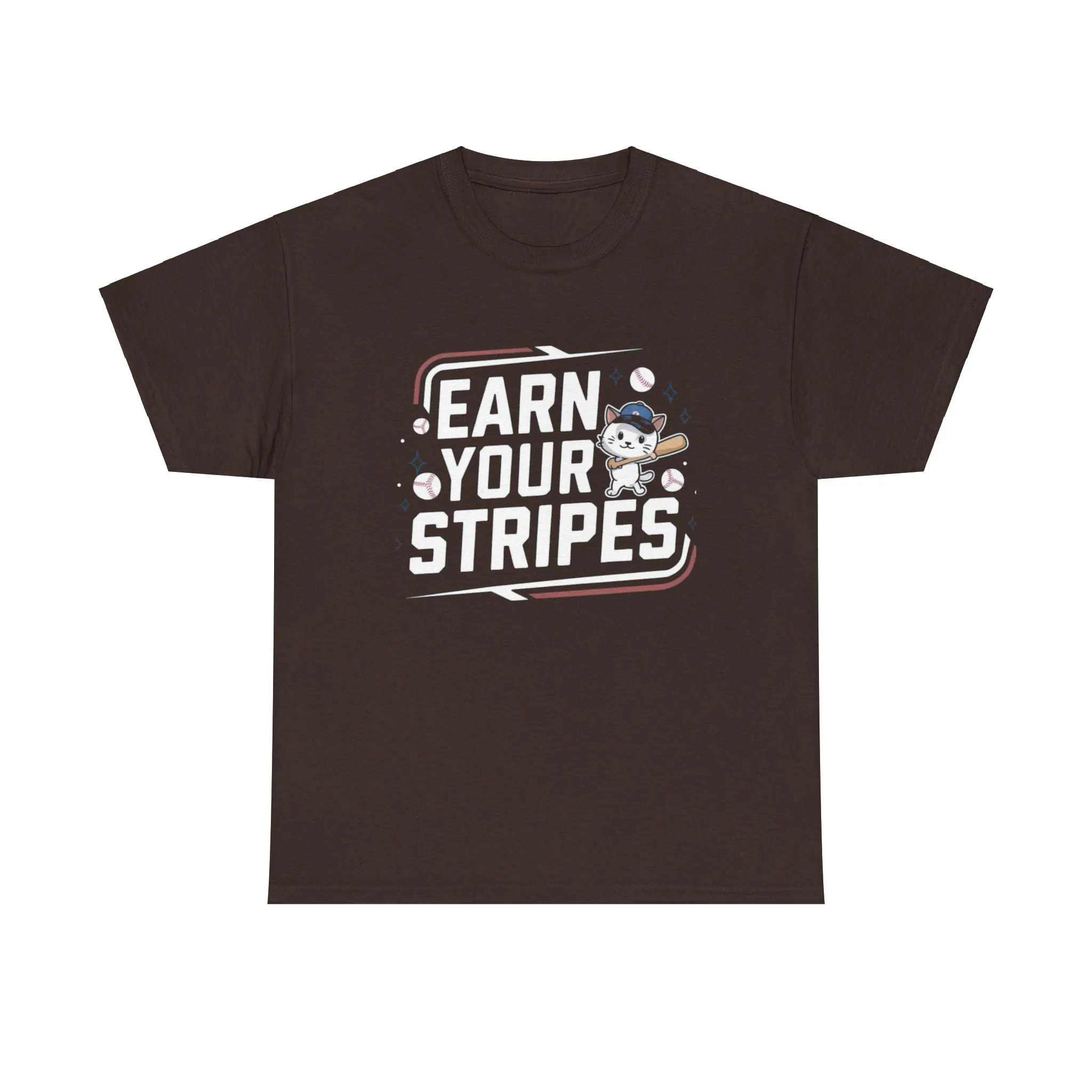 Earn Your Stripes Baseball Crew Neck Tee
