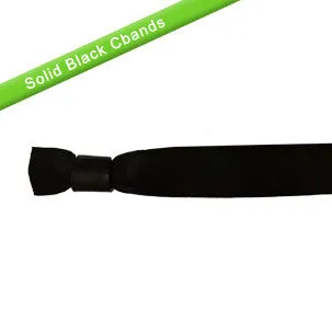 Economy Solid Color Cloth Wristbands