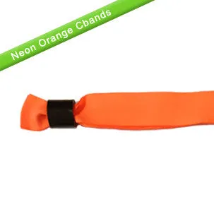 Economy Solid Color Cloth Wristbands