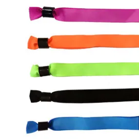 Economy Solid Color Cloth Wristbands