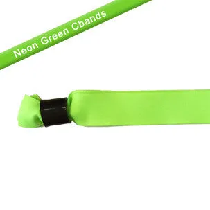 Economy Solid Color Cloth Wristbands