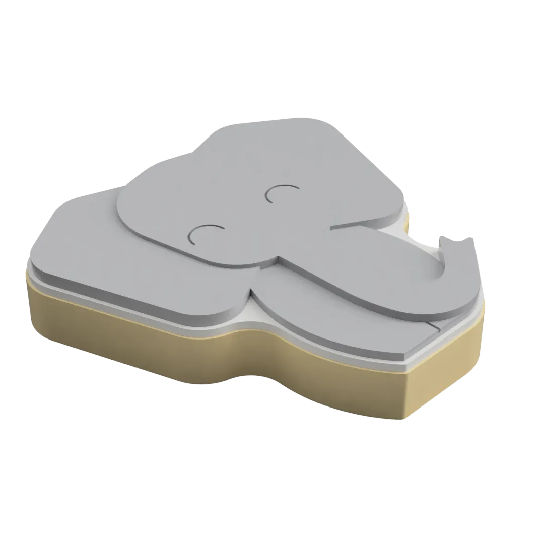 Elephant Layered Cookie Cutter