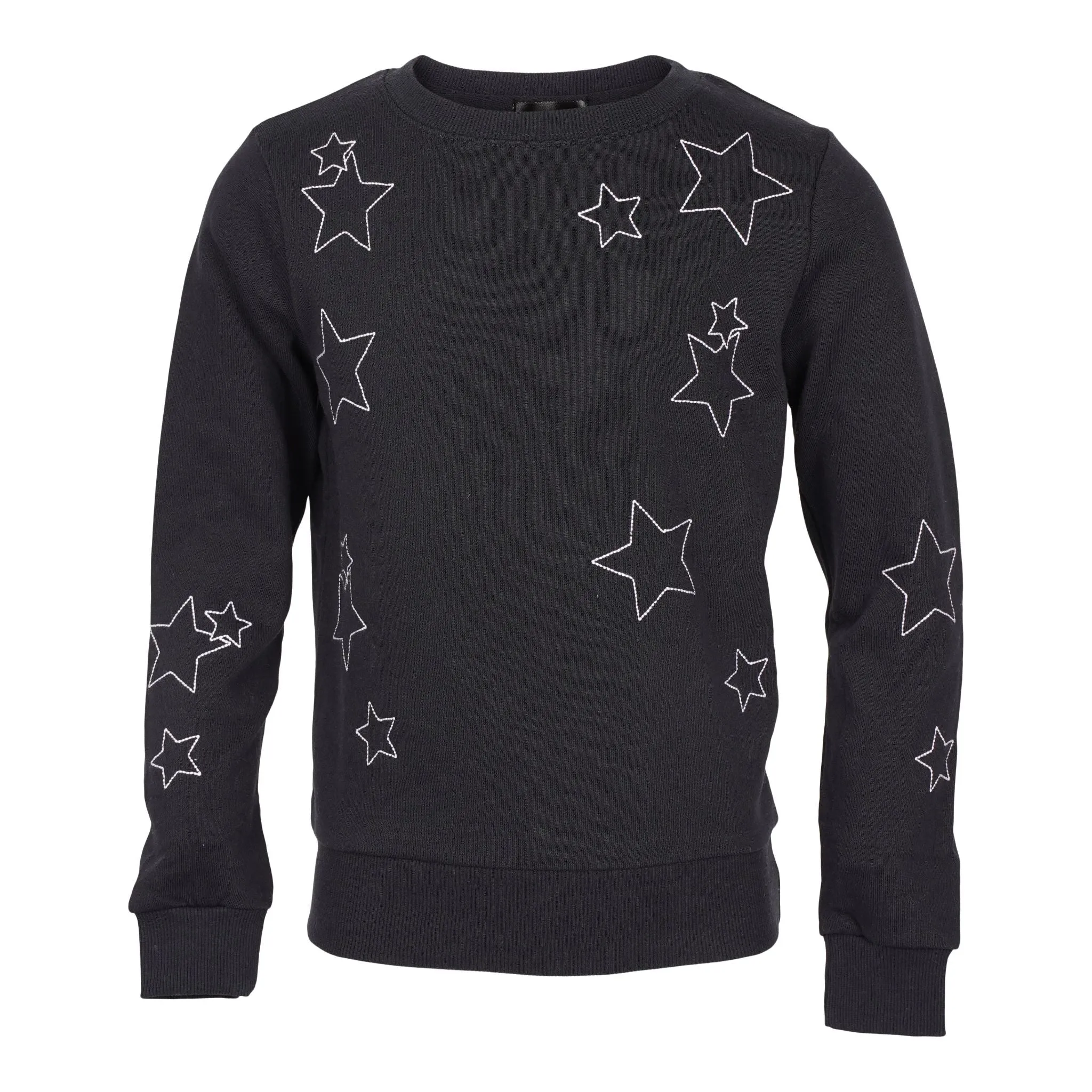 Embroidery Star Crew Sweatshirt