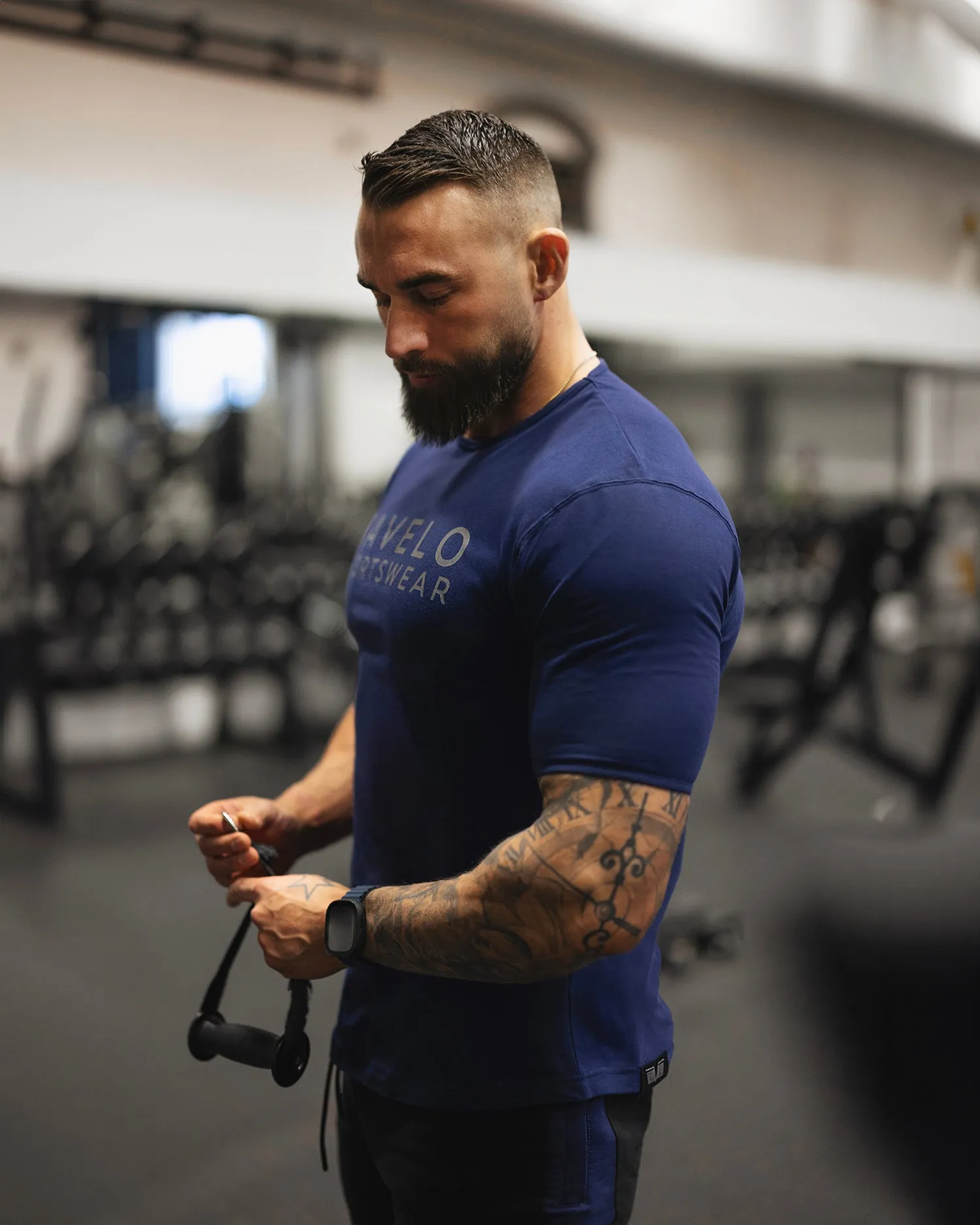 GAVELO Athleisure T-Shirt Urban Blue
