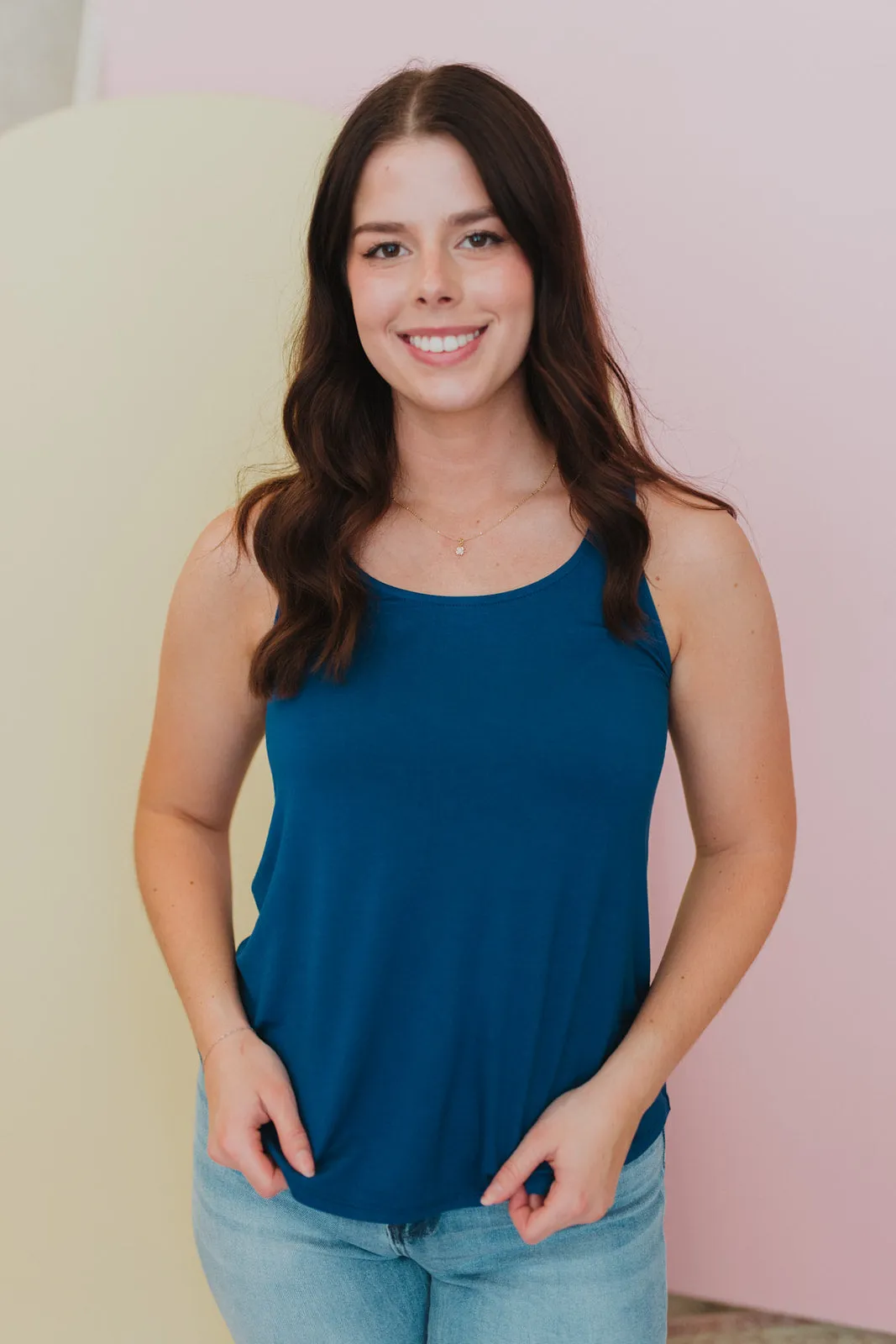 Happy Times Flowy Hem Tank