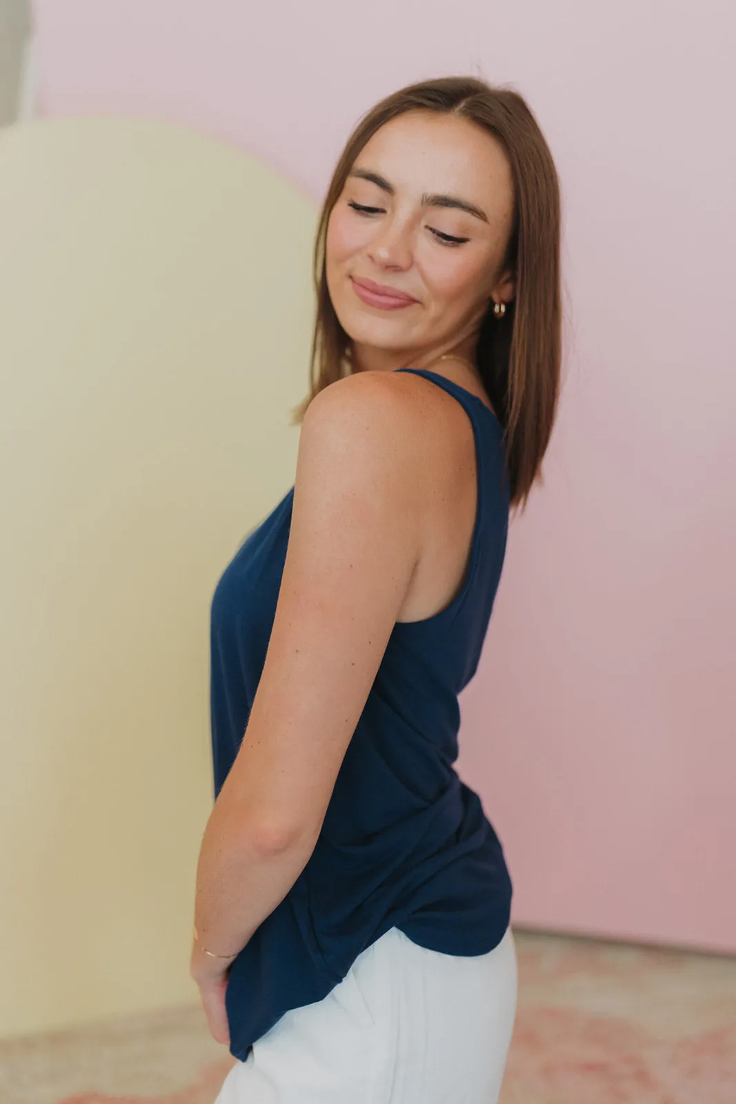 Happy Times Flowy Hem Tank