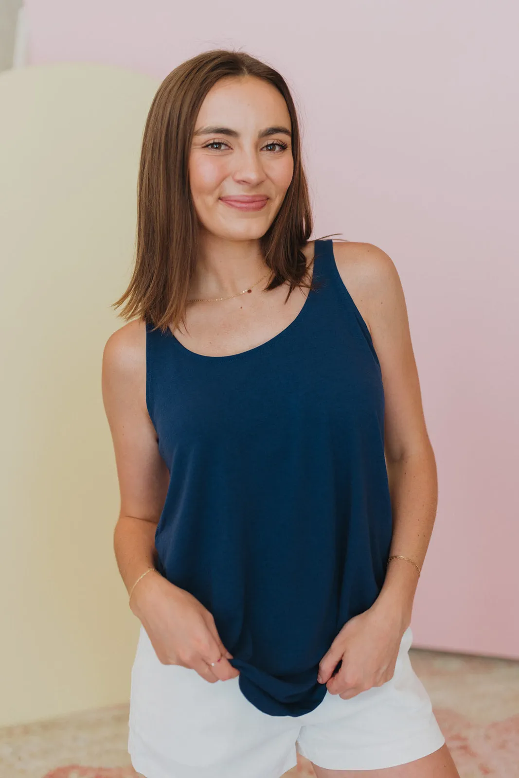 Happy Times Flowy Hem Tank