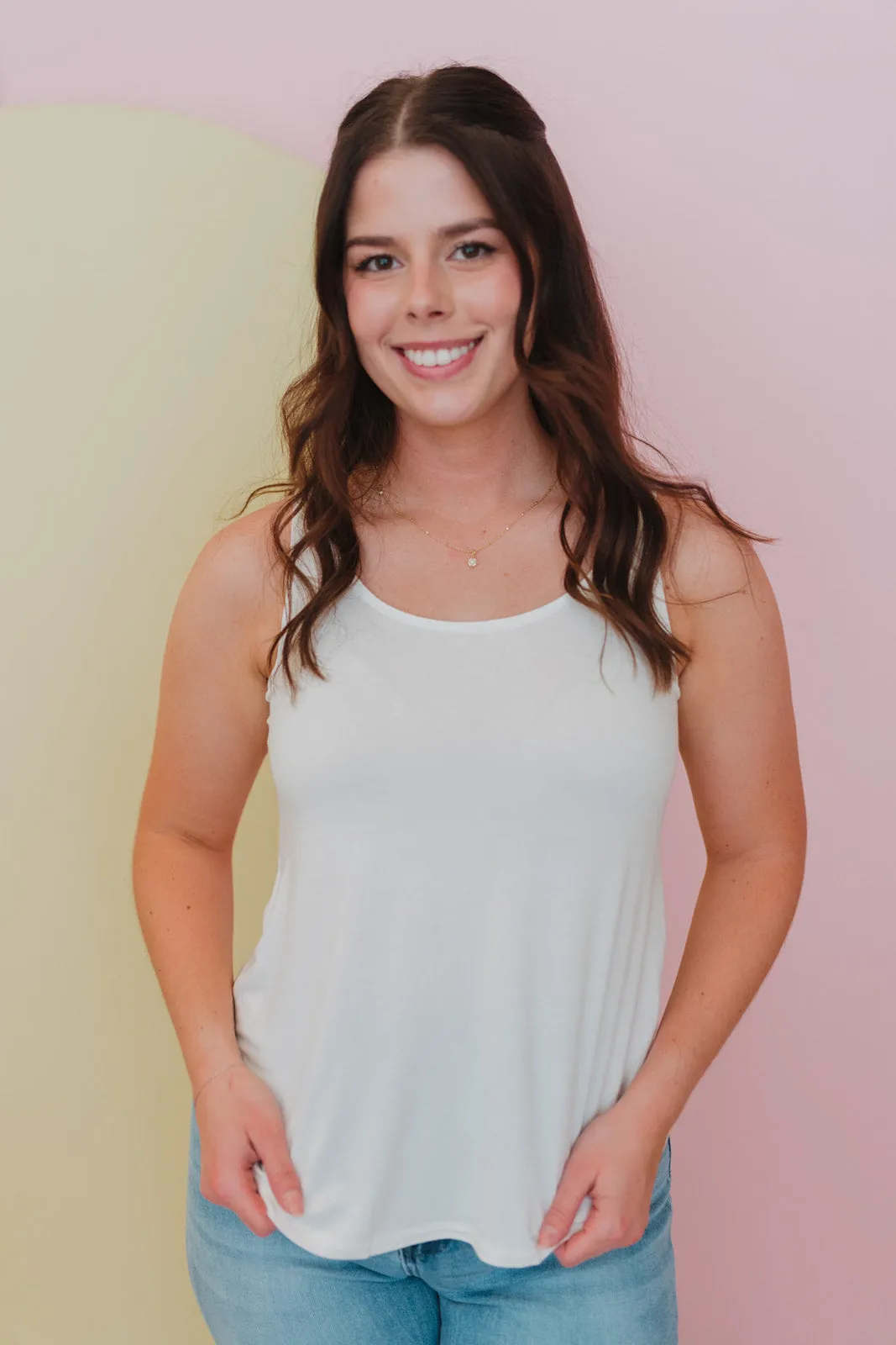 Happy Times Flowy Hem Tank