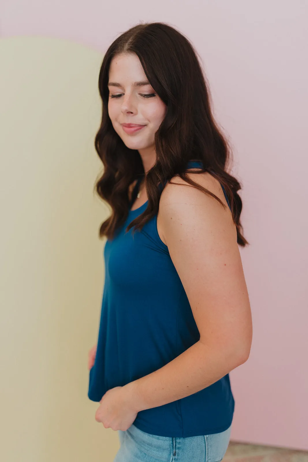 Happy Times Flowy Hem Tank