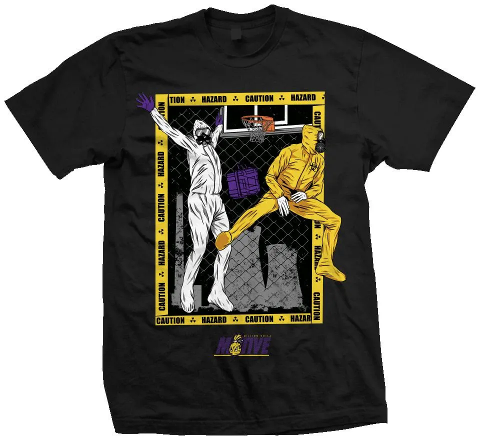 Hazmat No Look Pass- Black T-Shirt
