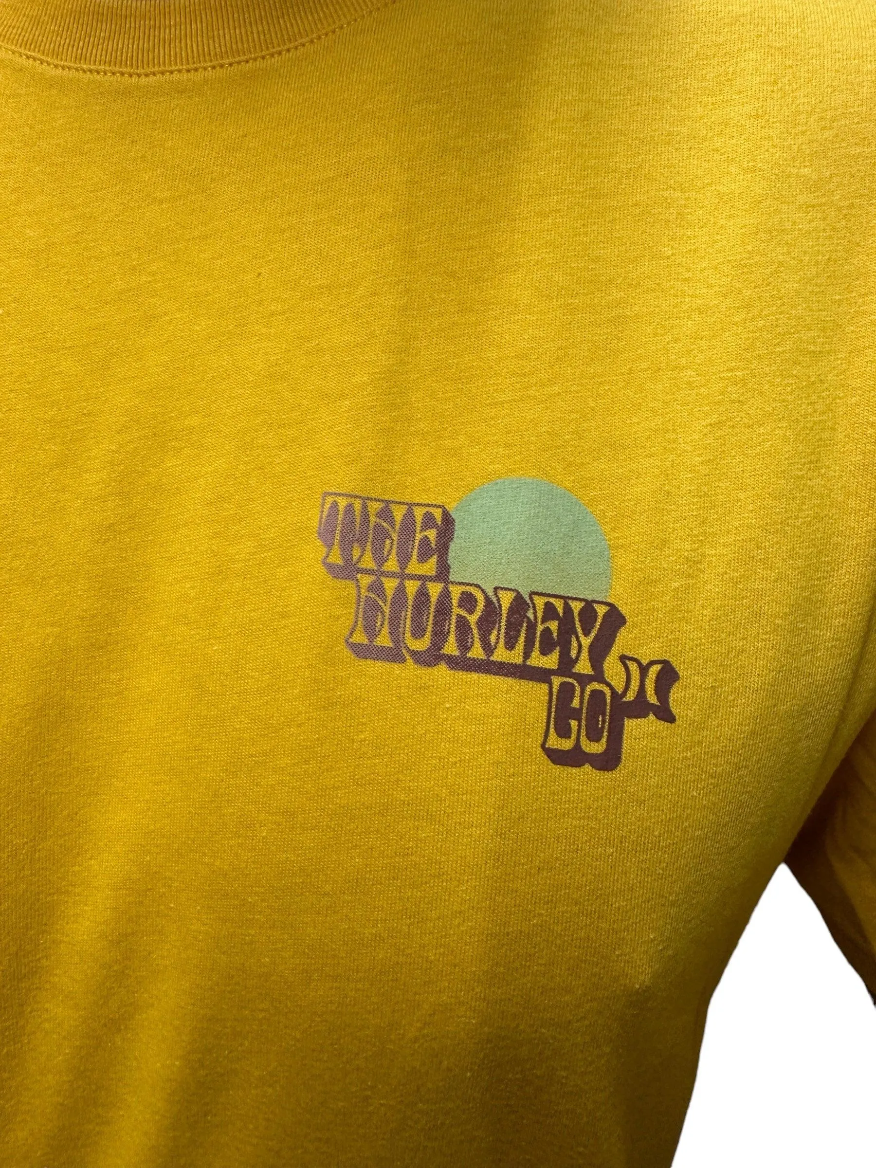 Hurley T-Shirt short sleeve mens - Everyday explore west set Yellow