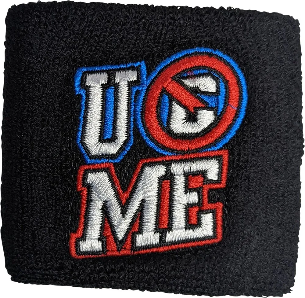 JOHN CENA Black Headband Wristbands Set WWE