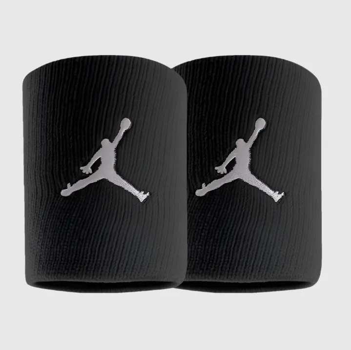 Jordan Black Jumpman Wristbands