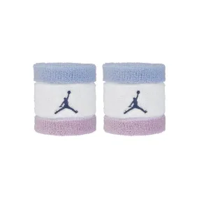Jordan Wristbands Terry 2 Pack  (Blue/White/Lilac'