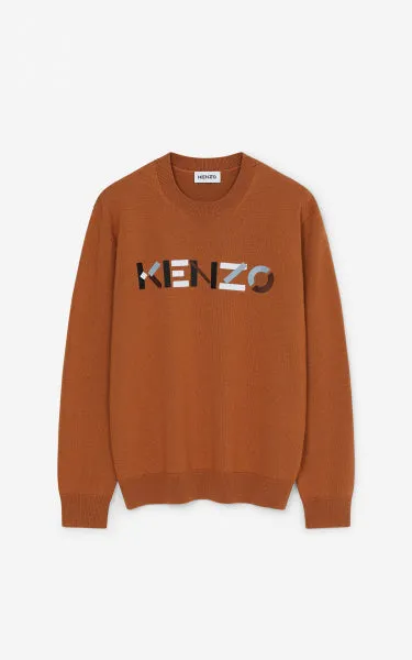 Kenzo Logo Jumper, Paprika