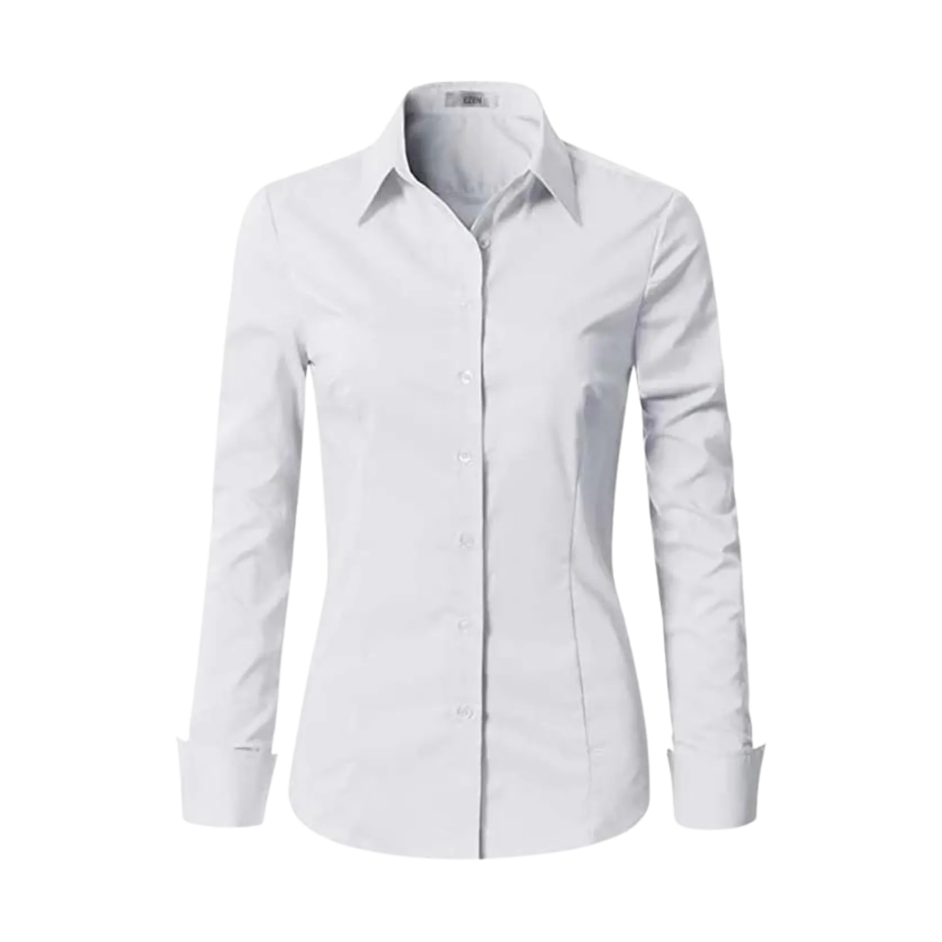 Ladies' Solid Stretch Twill Woven Shirt
