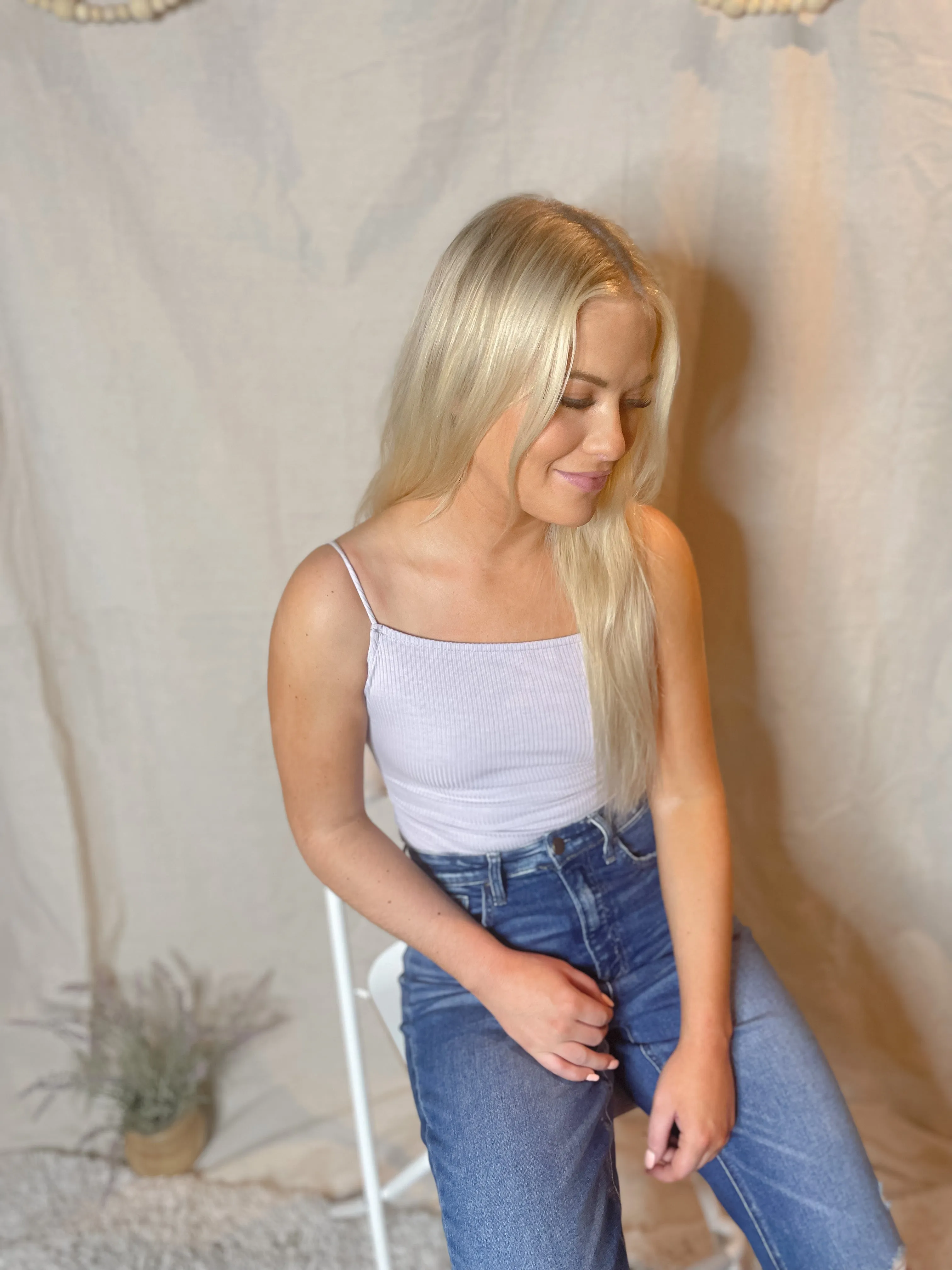Lavender Twist Back Bodysuit