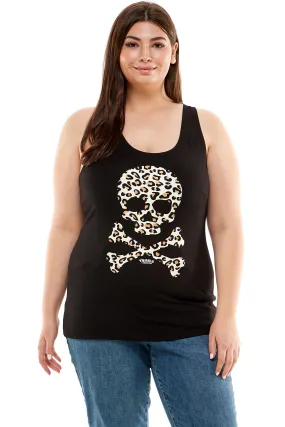 LEOPARD SKULL TANK TOP
