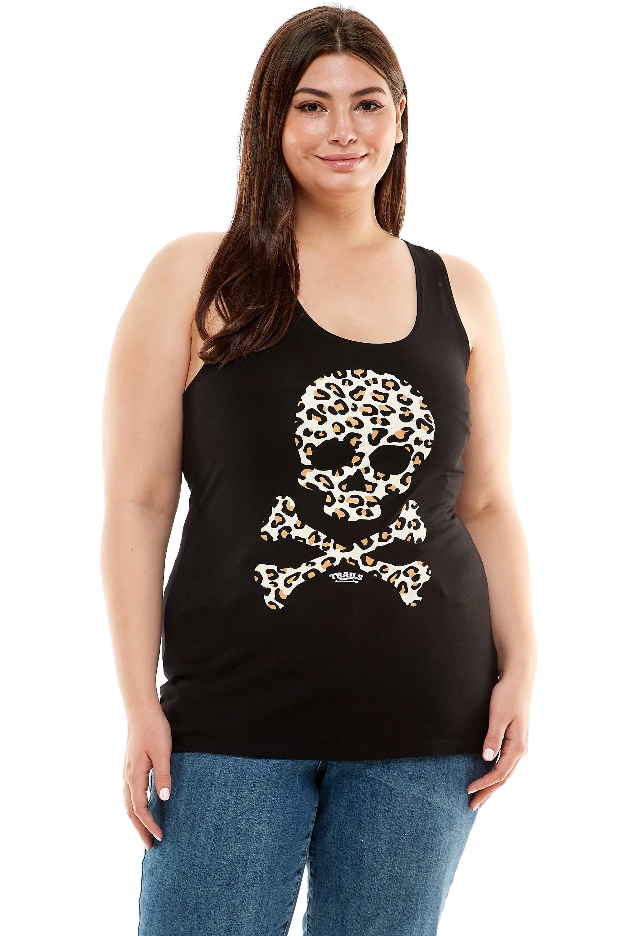 LEOPARD SKULL TANK TOP