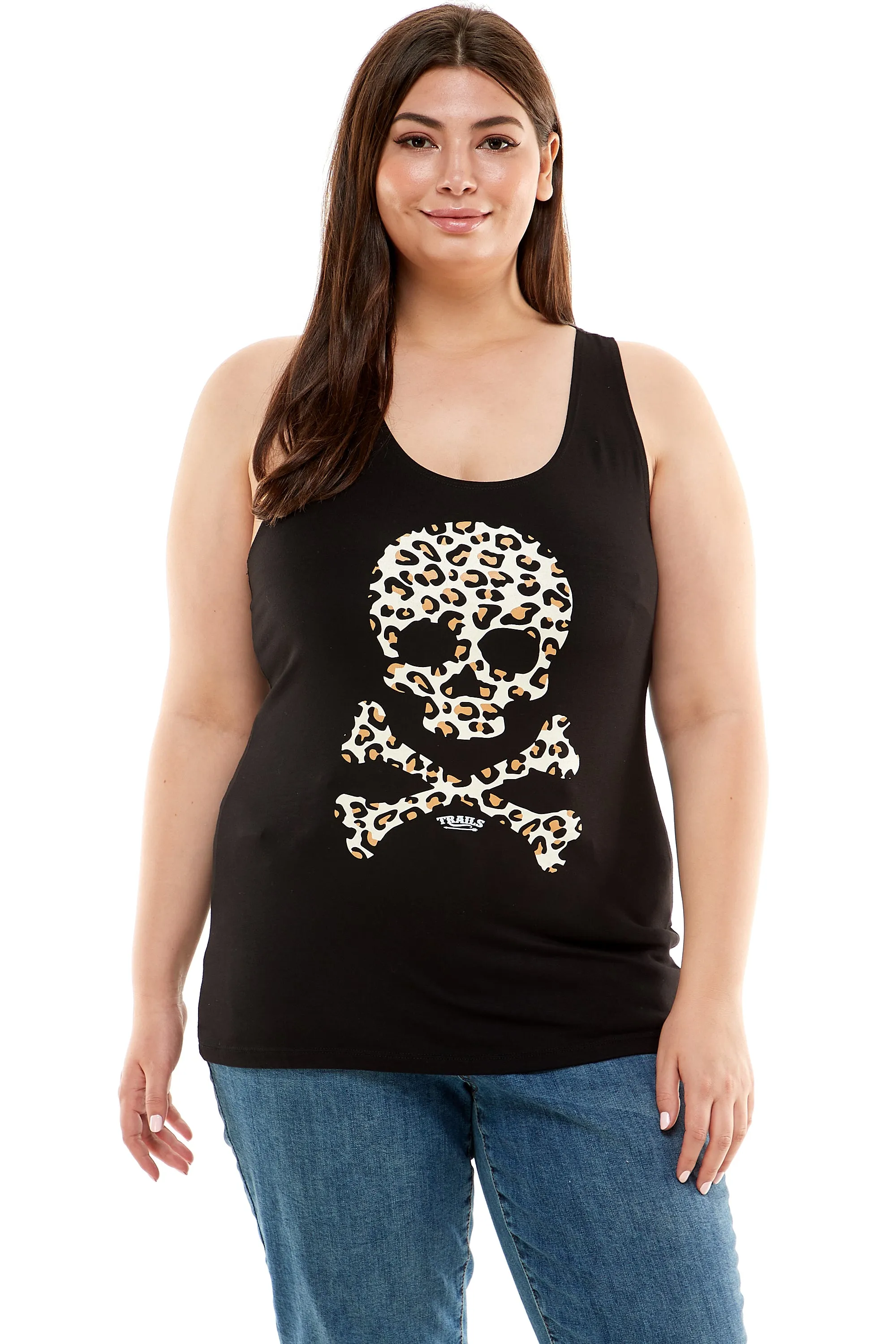 LEOPARD SKULL TANK TOP