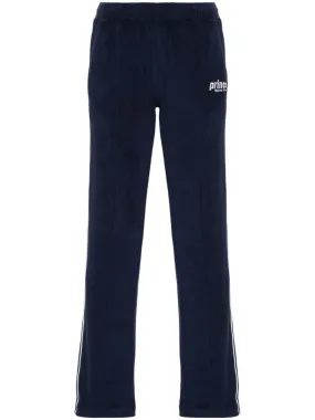 logo-embroidered terry-cloth trousers